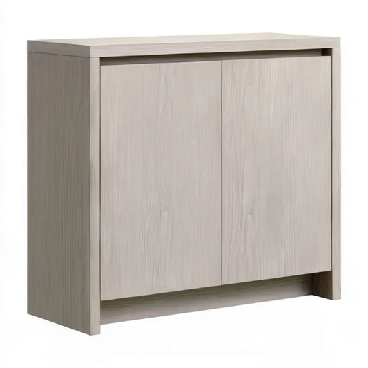 Dwudrzwiowa szafka z płyty laminowanej w kolorze jasnego dębu 80 x 40 x 90 cm